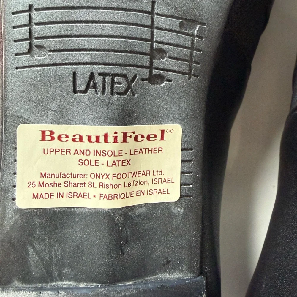 BeautiFeel Women’s‎ Leather Ashley Pumps Block Heels Curvy Seaming EU 41 US 10.5